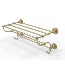 Allied Brass PR-HTL/36-5-SBR - Prestige Regal Collection 36 Inch Train Rack Towel Shelf