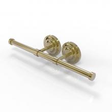 Allied Brass QN-24-2-UNL - Que New Collection Double Roll Toilet Tissue Holder