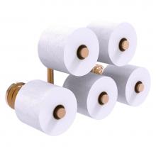 Allied Brass QN-24-5-BBR - Que New Collection 5 Roll Reserve Roll Toilet Paper Holder - Brushed Bronze