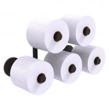 Allied Brass QN-24-5-ORB - Que New Collection 5 Roll Reserve Roll Toilet Paper Holder - Oil Rubbed Bronze