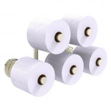 Allied Brass QN-24-5-PNI - Que New Collection 5 Roll Reserve Roll Toilet Paper Holder - Polished Nickel