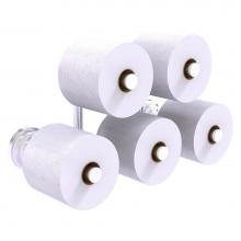 Allied Brass QN-24-5-SCH - Que New Collection 5 Roll Reserve Roll Toilet Paper Holder - Satin Chrome