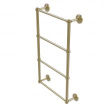 Allied Brass QN-28-24-SBR - Que New Collection 4 Tier 24 Inch Ladder Towel Bar