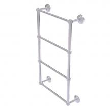 Allied Brass QN-28D-24-PC - Que New Collection 4 Tier 24 Inch Ladder Towel Bar with Dotted Detail