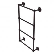 Allied Brass QN-28D-30-ABZ - Que New Collection 4 Tier 30 Inch Ladder Towel Bar with Dotted Detail