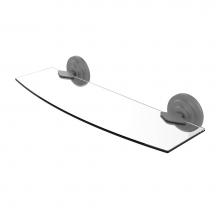 Allied Brass QN-33/18-GYM - Que New Collection 18 Inch Glass Shelf