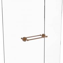 Allied Brass QN-41-BB-18-BBR - Que New Collection 18 Inch Back to Back Shower Door Towel Bar