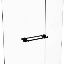 Allied Brass QN-41-BB-18-BKM - Que New Collection 18 Inch Back to Back Shower Door Towel Bar