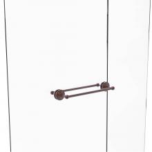 Allied Brass QN-41-BB-18-CA - Que New Collection 18 Inch Back to Back Shower Door Towel Bar