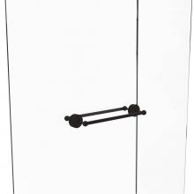 Allied Brass QN-41-BB-18-ORB - Que New Collection 18 Inch Back to Back Shower Door Towel Bar