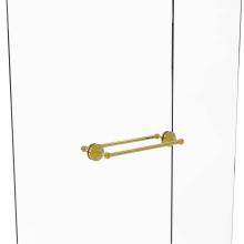 Allied Brass QN-41-BB-18-PB - Que New Collection 18 Inch Back to Back Shower Door Towel Bar