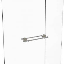 Allied Brass QN-41-BB-18-SN - Que New Collection 18 Inch Back to Back Shower Door Towel Bar