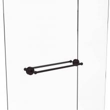 Allied Brass QN-41-BB-24-ABZ - Que New Collection 24 Inch Back to Back Shower Door Towel Bar