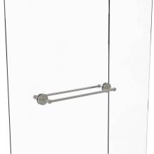 Allied Brass QN-41-BB-24-SN - Que New Collection 24 Inch Back to Back Shower Door Towel Bar
