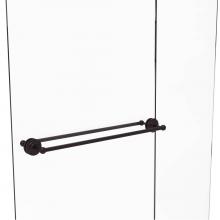 Allied Brass QN-41-BB-30-ABZ - Que New Collection 30 Inch Back to Back Shower Door Towel Bar