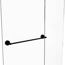 Allied Brass QN-41-SM-30-BKM - Que New Collection 30 Inch Shower Door Towel Bar