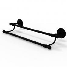 Allied Brass QN-72/36-BKM - Que New Collection 36 Inch Double Towel Bar