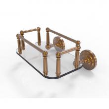 Allied Brass QN-GT-5-BBR - Que New Collection Wall Mounted Glass Guest Towel Tray