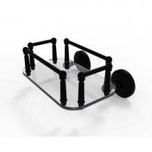 Allied Brass QN-GT-5-BKM - Que New Collection Wall Mounted Glass Guest Towel Tray