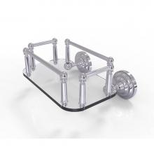 Allied Brass QN-GT-5-PC - Que New Collection Wall Mounted Glass Guest Towel Tray