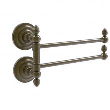 Allied Brass QN-GTB-2-ABR - Que New Collection 2 Swing Arm Towel Rail