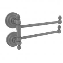 Allied Brass QN-GTB-2-GYM - Que New Collection 2 Swing Arm Towel Rail