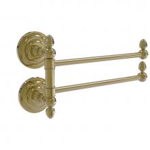 Allied Brass QN-GTB-2-UNL - Que New Collection 2 Swing Arm Towel Rail