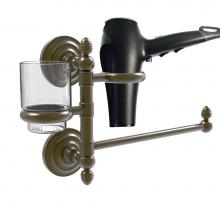 Allied Brass QN-GTBD-1-ABR - Que New Collection Hair Dryer Holder and Organizer