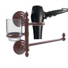 Allied Brass QN-GTBD-1-CA - Que New Collection Hair Dryer Holder and Organizer
