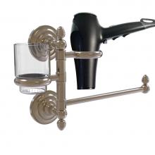 Allied Brass QN-GTBD-1-PEW - Que New Collection Hair Dryer Holder and Organizer