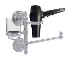 Allied Brass QN-GTBD-1-SCH - Que New Collection Hair Dryer Holder and Organizer