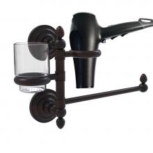 Allied Brass QN-GTBD-1-VB - Que New Collection Hair Dryer Holder and Organizer