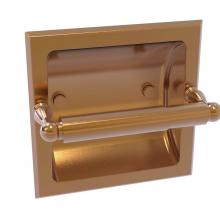 Allied Brass R-24C-BBR - Regal Collection Recessed Toilet Tissue Holder