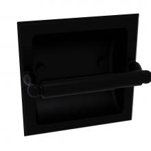 Allied Brass R-24C-BKM - Regal Collection Recessed Toilet Tissue Holder