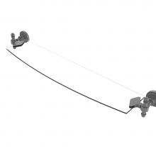 Allied Brass RD-33/24-GYM - Retro Dot 24 Inch Glass Shelf