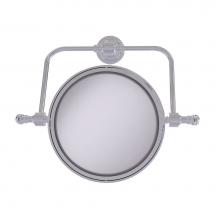 Allied Brass RDM-4/3X-PC - Retro Dot Collection Wall Mounted Swivel Make-Up Mirror 8 Inch Diameter with 3X Magnification