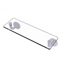 Allied Brass RM-1-16-PC - Remi Collection 16 Inch Glass Vanity Shelf with Beveled Edges