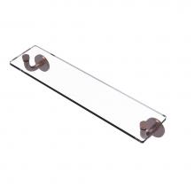Allied Brass RM-1-22-CA - Remi Collection 22 Inch Glass Vanity Shelf with Beveled Edges