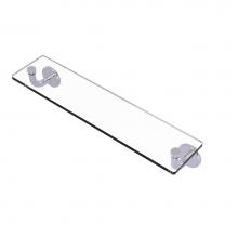 Allied Brass RM-1-22-PC - Remi Collection 22 Inch Glass Vanity Shelf with Beveled Edges