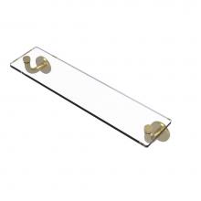 Allied Brass RM-1-22-SBR - Remi Collection 22 Inch Glass Vanity Shelf with Beveled Edges