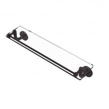 Allied Brass RM-1-22-GAL-ABZ - Remi Collection 22 Inch Glass Vanity Shelf with Gallery Rail