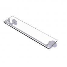 Allied Brass RM-1-22-GAL-PC - Remi Collection 22 Inch Glass Vanity Shelf with Gallery Rail