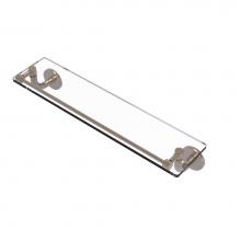 Allied Brass RM-1-22-GAL-PEW - Remi Collection 22 Inch Glass Vanity Shelf with Gallery Rail