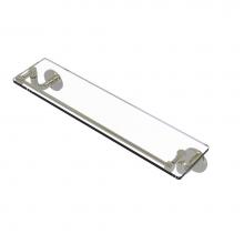 Allied Brass RM-1-22-GAL-PNI - Remi Collection 22 Inch Glass Vanity Shelf with Gallery Rail