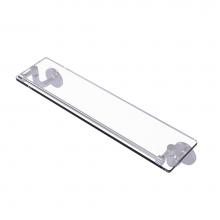 Allied Brass RM-1-22-GAL-SCH - Remi Collection 22 Inch Glass Vanity Shelf with Gallery Rail