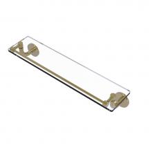 Allied Brass RM-1-22-GAL-UNL - Remi Collection 22 Inch Glass Vanity Shelf with Gallery Rail
