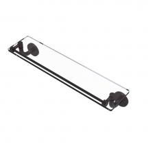 Allied Brass RM-1-22-GAL-VB - Remi Collection 22 Inch Glass Vanity Shelf with Gallery Rail