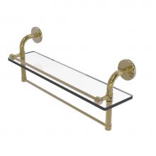 Allied Brass RM-1-22TB-GAL-UNL - Remi Collection 22 Inch Gallery Glass Shelf with Towel Bar