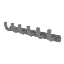 Allied Brass RM-20-6-GYM - Remi Collection 6 Position Tie and Belt Rack