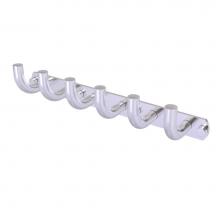 Allied Brass RM-20-6-SCH - Remi Collection 6 Position Tie and Belt Rack